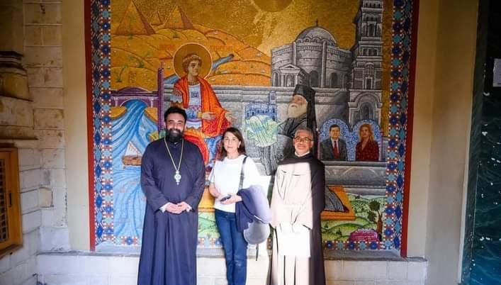 ماجدة الرومي في رحلة دينية بمصر القديمة... الأب بطرس دانيال يكشف كواليسها (صور)